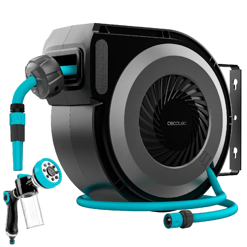 Carrete de manguera de 10m Cecotec HydroShell 100 Pro - Imagen 2