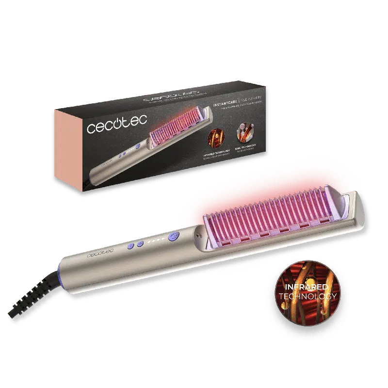 Cepillo alisador con infrarrojos e iones Cecotec InstantCare Lisse iSphere - Imagen 10