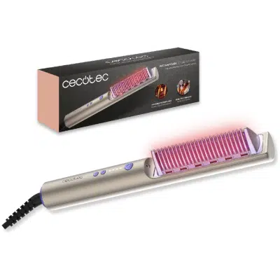 Cepillo alisador con infrarrojos e iones Cecotec InstantCare Lisse iSphere