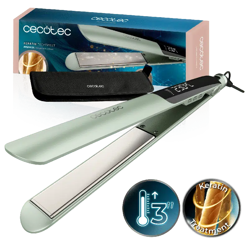 Plancha de Pelo Cecotec Lisse Keratin Essence Olive - Imagen 8