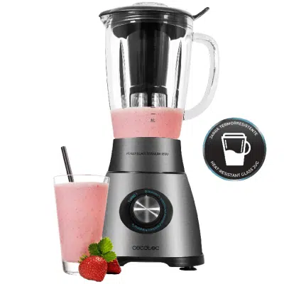Batidora americana de vaso Cecotec Power Black Titanium 2500MAX Spatula