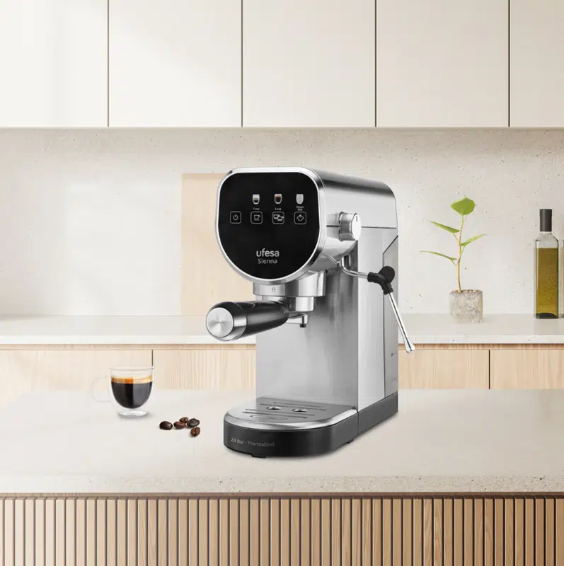 Cafetera Espresso Ufesa Thermoblock Sienna - Imagen 3