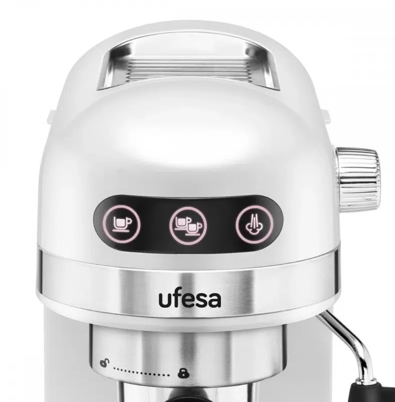 Cafetera espresso Ufesa Palermo Blanca - Imagen 3