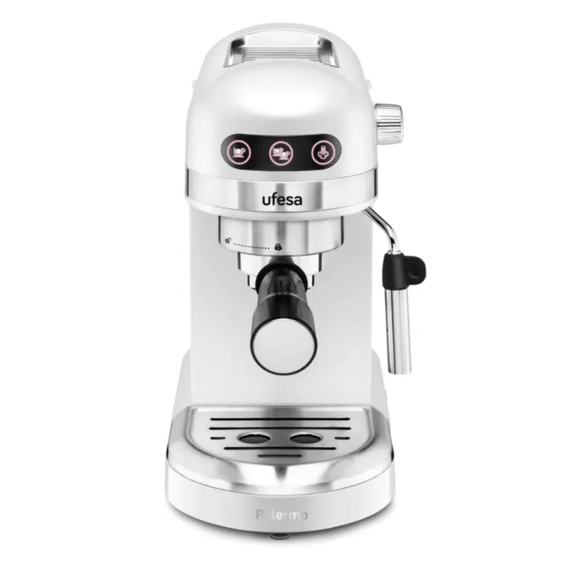 Cafetera espresso Ufesa Palermo Blanca