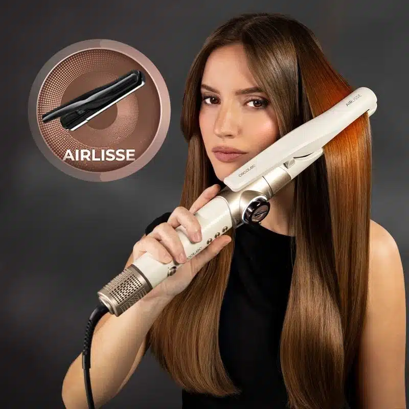 Moldeador de pelo Cecotec AirGlisse 8in1 Champagne - Imagen 8