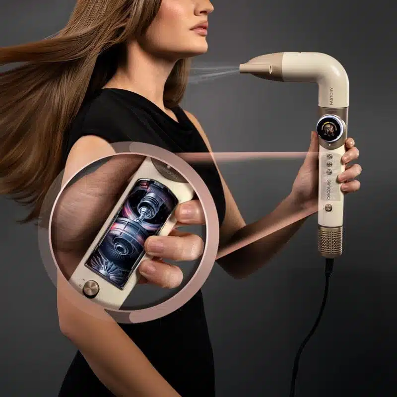 Moldeador de pelo Cecotec AirGlisse 8in1 Champagne - Imagen 7
