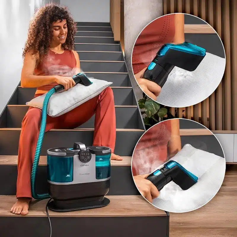 Limpiatapicerías Cecotec Conga 7000 Carpet&Spot Clean Steam XXL Pro - Imagen 12