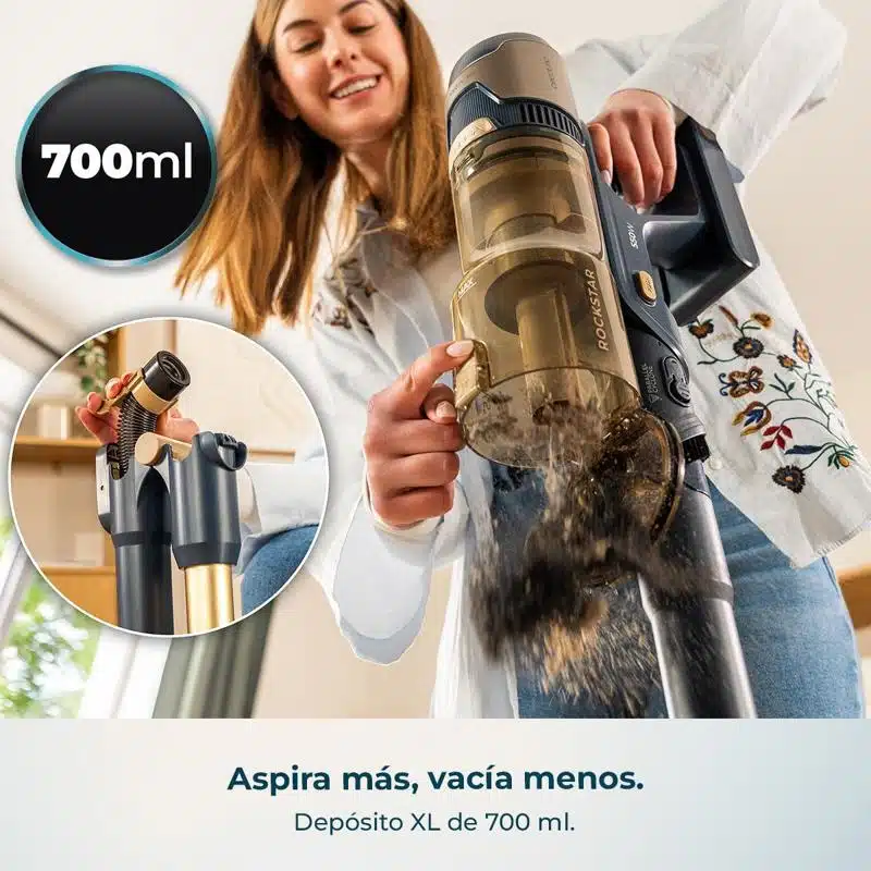 Aspirador vertical Cecotec Conga Rockstar RS80 Pet Flex Detect - Imagen 6
