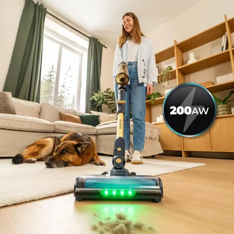 Aspirador vertical Cecotec Conga Rockstar RS80 Pet Flex Detect - Imagen 12