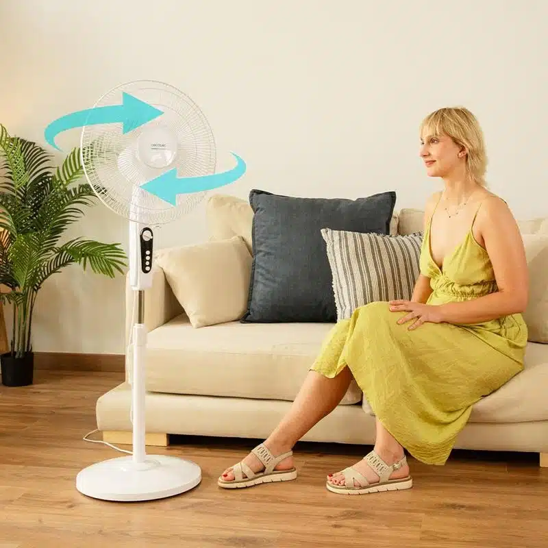 Ventilador de pie EnergySilence 515 MaxFlow White Cecotec - Imagen 5