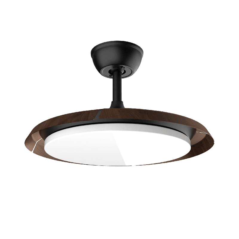 Ventilador de techo Cecotec EnergySilence Aero 4500 Puzzle Invisible Black&DarkWood - Imagen 4