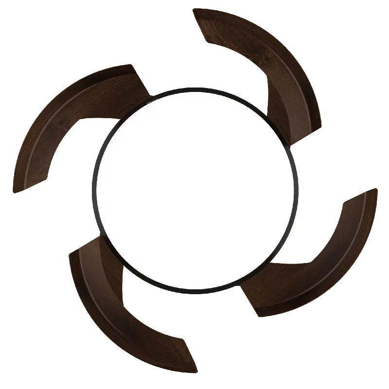 Ventilador de techo Cecotec EnergySilence Aero 4500 Puzzle Invisible Black&DarkWood - Imagen 3