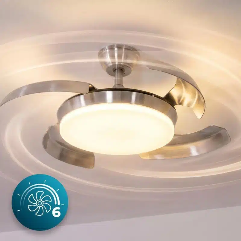 Ventilador de techo Cecotec EnergySilence Aero 4500 Puzzle Invisible White - Imagen 6