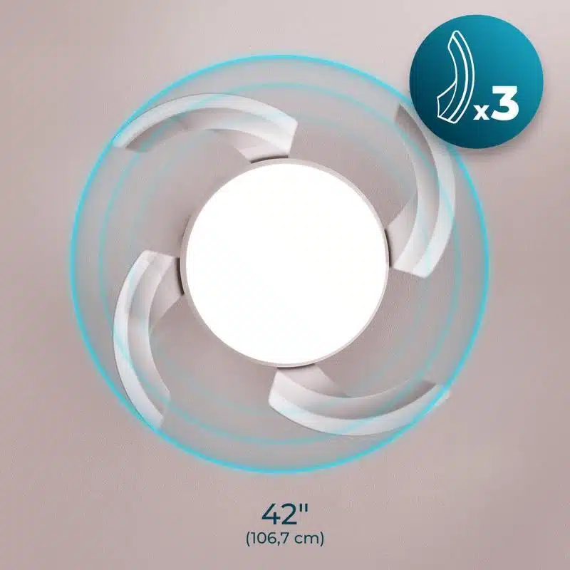 Ventilador de techo Cecotec EnergySilence Aero 4500 Puzzle Invisible White - Imagen 5
