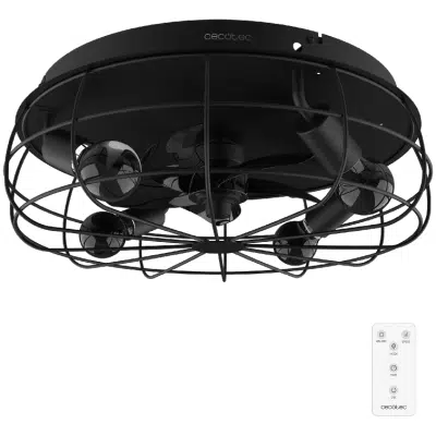 Ventilador de techo Cecotec EnergySilence LampAero 600 Iron Design