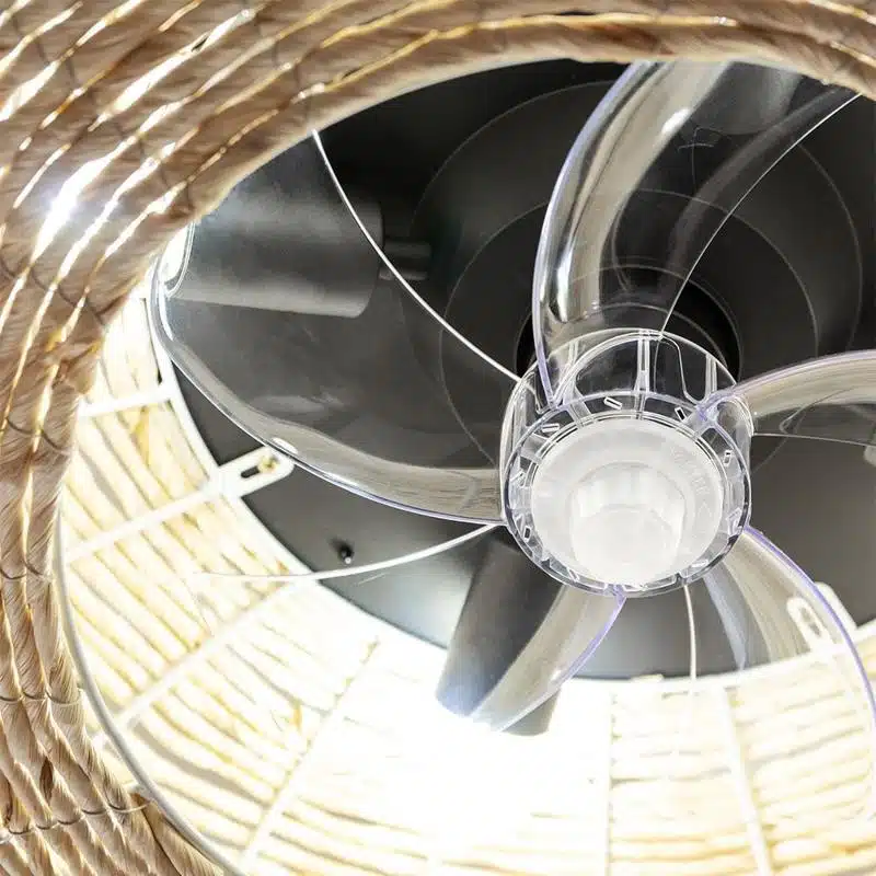Ventilador de techo Cecotec EnergySilence LampAero 600 Natural Wicker - Imagen 8