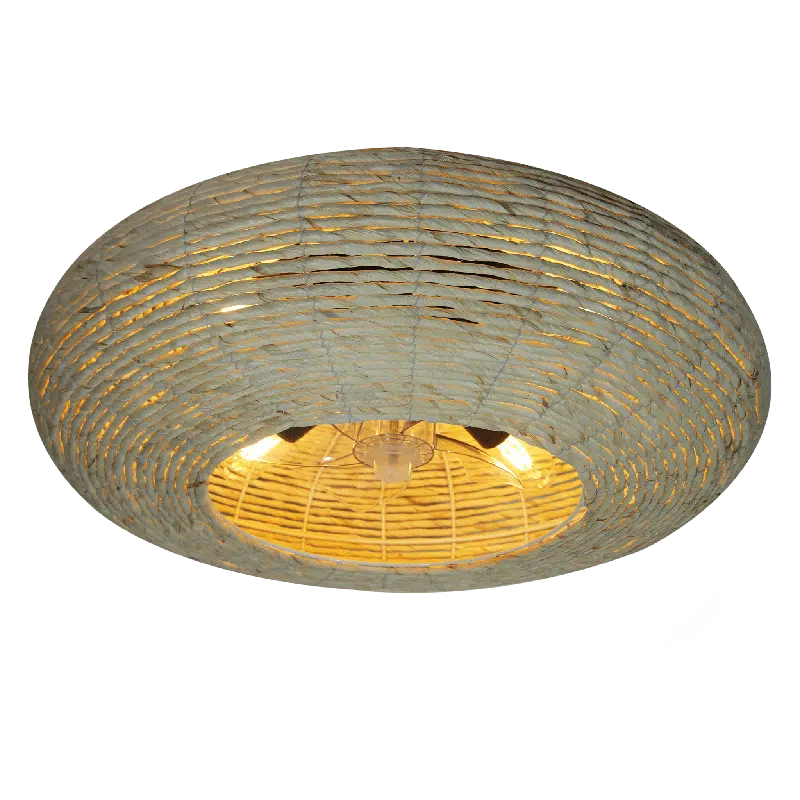 Ventilador de techo Cecotec EnergySilence LampAero 600 Natural Wicker - Imagen 2