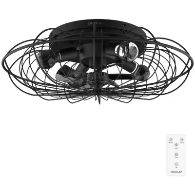 Ventilador de techo Cecotec EnergySilence LampAero 650 Iron Design
