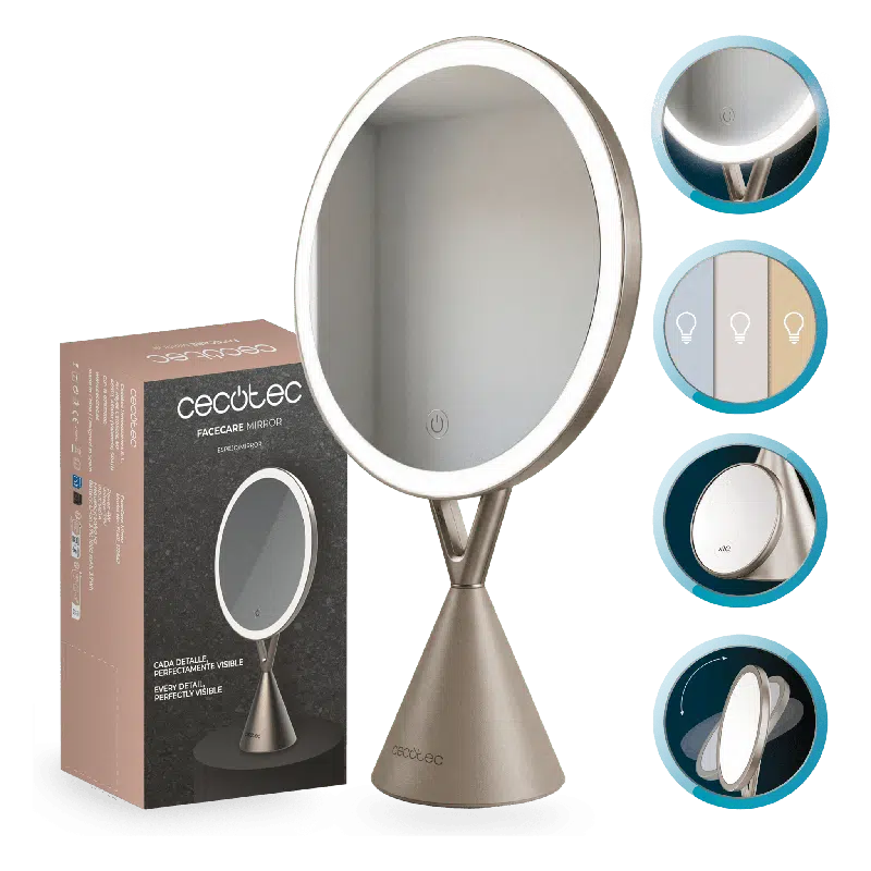 Espejo de maquillaje Cecotec FaceCare Mirror