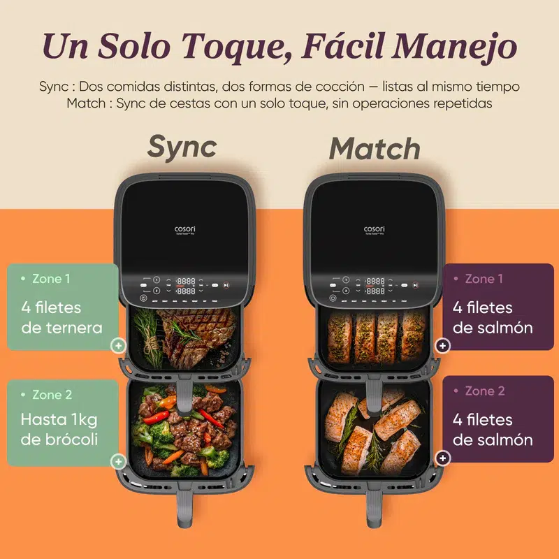 Freidora de aire COSORI Turbo Tower™ Pro Smart 10.8L - Imagen 4