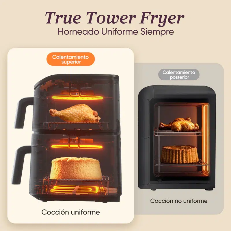 Freidora de aire COSORI Turbo Tower™ Pro Smart 10.8L - Imagen 3