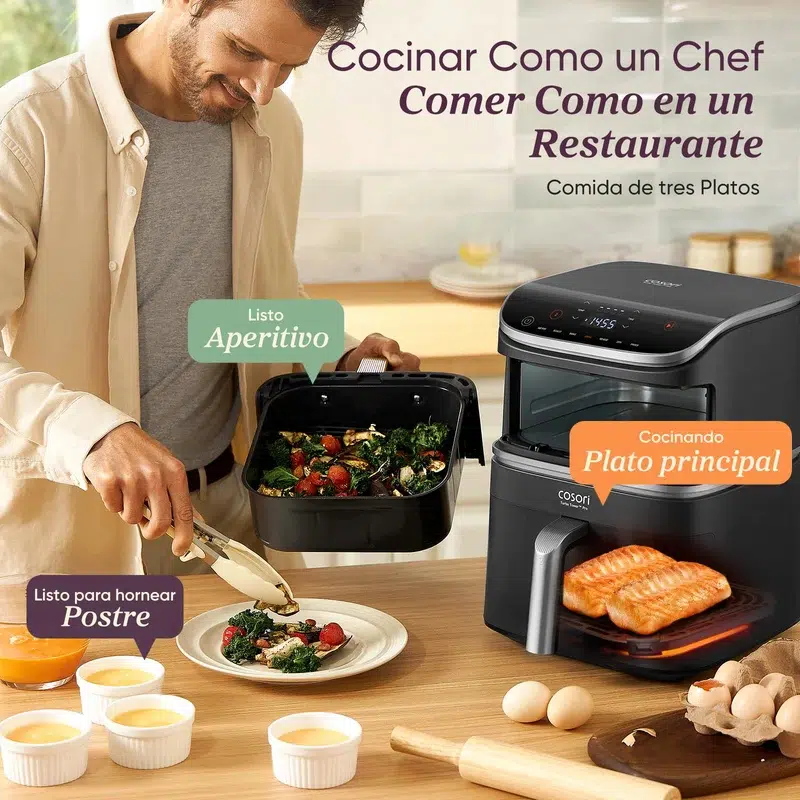 Freidora de aire COSORI Turbo Tower™ Pro Smart 10.8L - Imagen 9