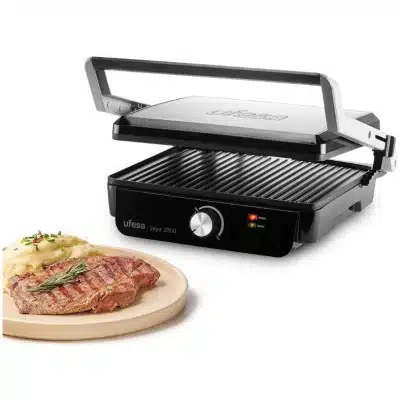 Plancha de cocina Ufesa Press grill eléctrico Jaya 2000W