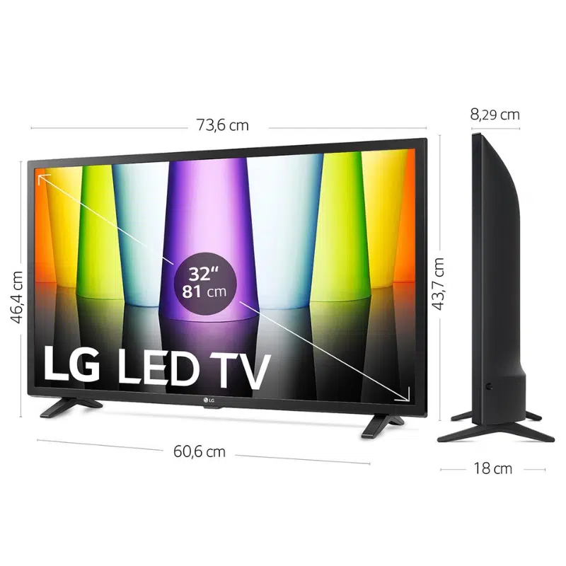 Televisor LG 32LQ63006LA Smart TV LED 32" Negro - Imagen 2