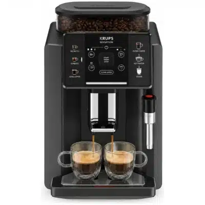 Cafetera Expresso Superautomática KRUPS Sensation Nube Negra