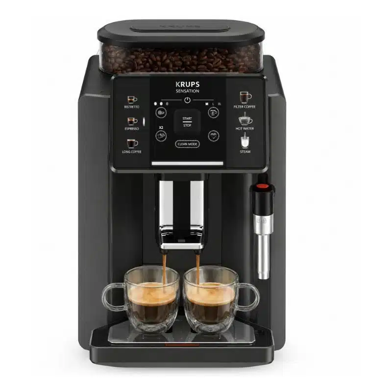 Cafetera Expresso Superautomática KRUPS Sensation Nube Negra