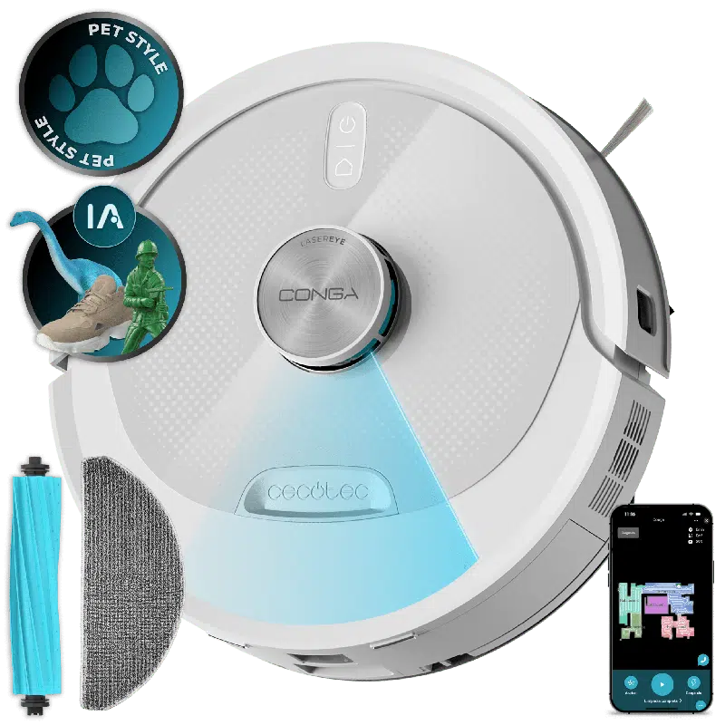 Robot aspirador Cecotec Conga M90 Pearl