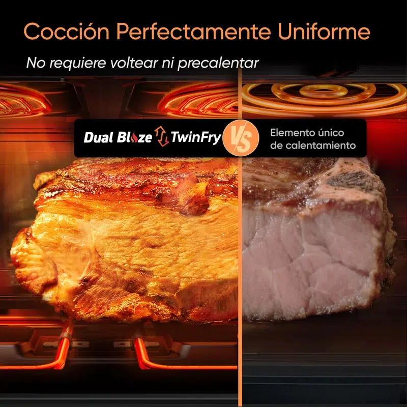 Freidora de aire COSORI Dual Blaze TwinFry 10L Air Fryer - Imagen 3