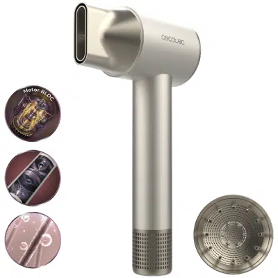 Secador de pelo Cecotec DryGlam 2in1 Sensor Champagne