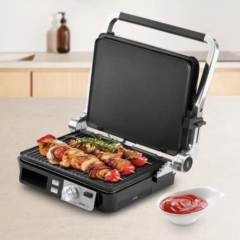 Plancha de cocina Ufesa Grill Eléctrico K2 2000W - Imagen 5