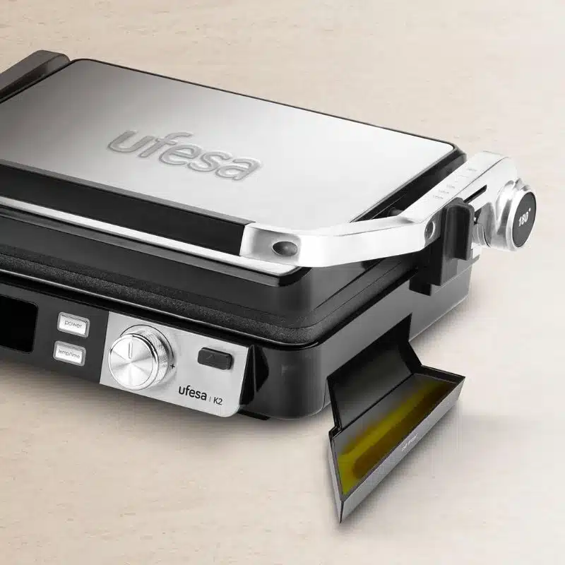 Plancha de cocina Ufesa Grill Eléctrico K2 2000W - Imagen 4
