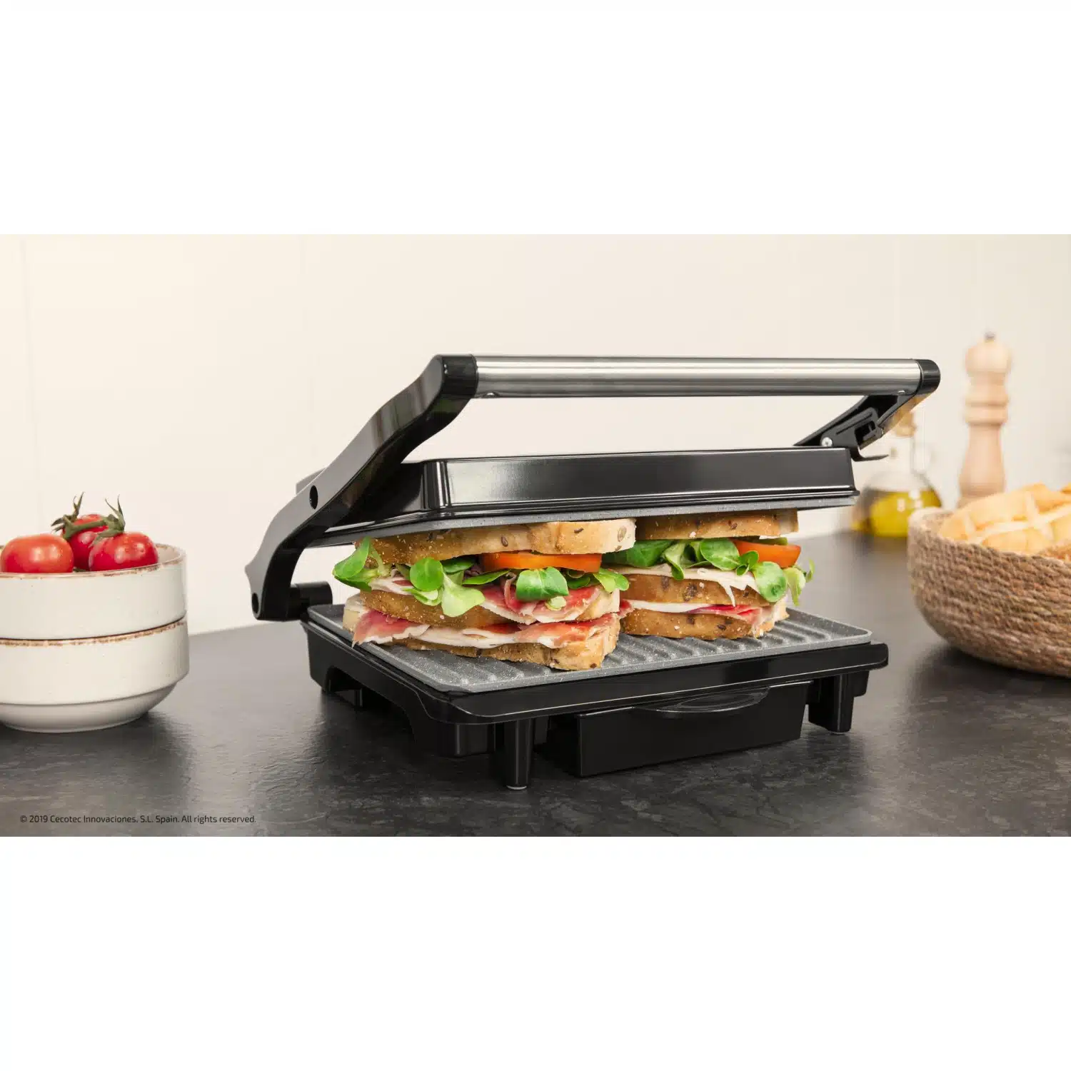 Parrilla eléctrica Cecotec Rock'Ngrill 1500 Rapid Pro - Imagen 2