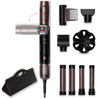 Cepillo moldeador Cecotec AirGlisse 8in1 Flex Black