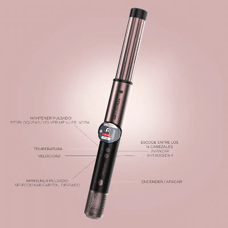 Cepillo moldeador Cecotec AirGlisse 8in1 Flex Black - Imagen 6