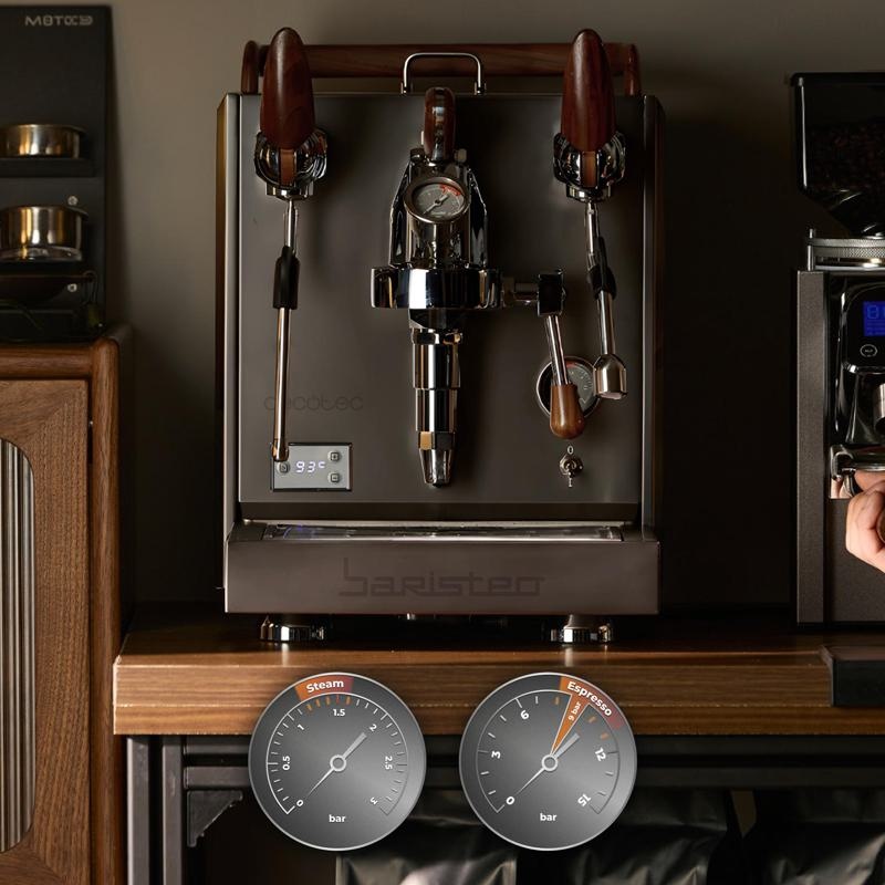 Cafetera barista con doble caldera Cecotec Baristeo Excelsa - Imagen 8