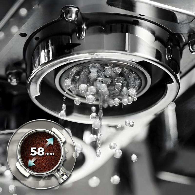 Cafetera barista con doble caldera Cecotec Baristeo Excelsa - Imagen 6