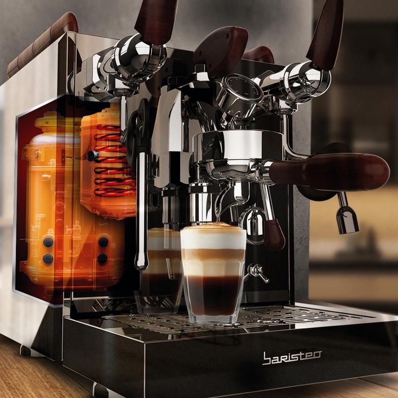 Cafetera barista con doble caldera Cecotec Baristeo Excelsa - Imagen 5