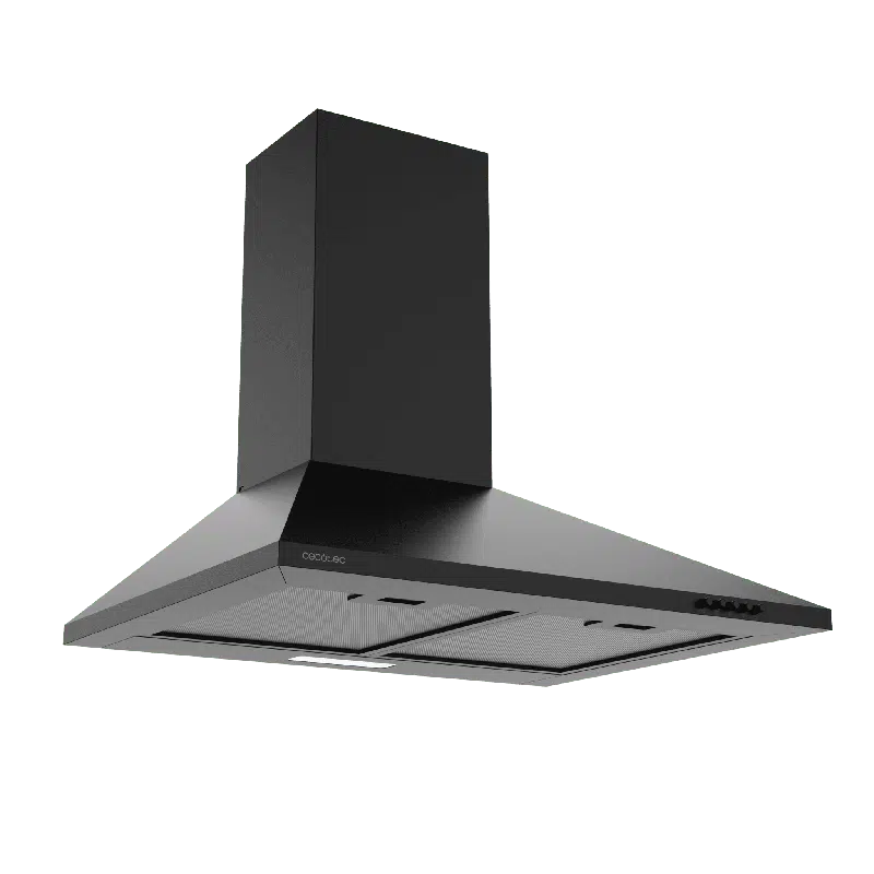 Campana Extractora Piramidal 60cm Cecotec Bolero Flux PM 604000 Black A - Imagen 2