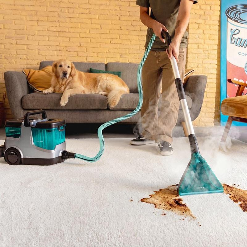 Limpiatapicerías Cecotec Conga CarpetClean 30000 Steam 2200W - Imagen 6