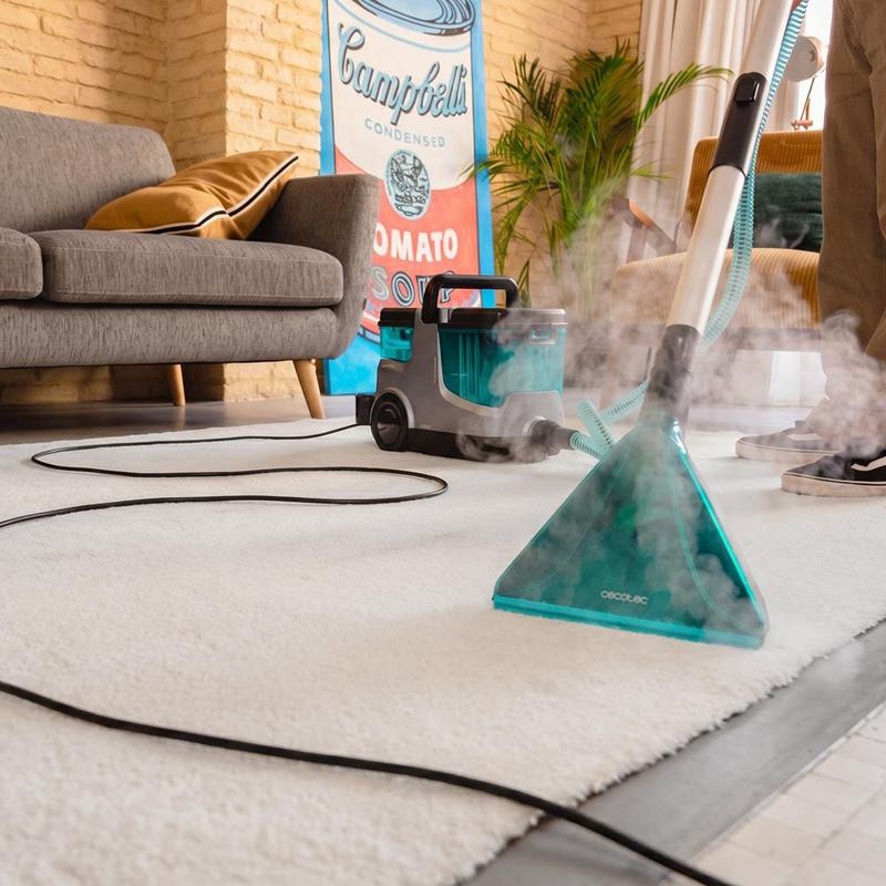 Limpiatapicerías Cecotec Conga CarpetClean 30000 Steam 2200W - Imagen 7