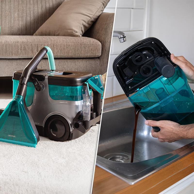 Limpiatapicerías Cecotec Conga CarpetClean 30000 Steam 2200W - Imagen 9