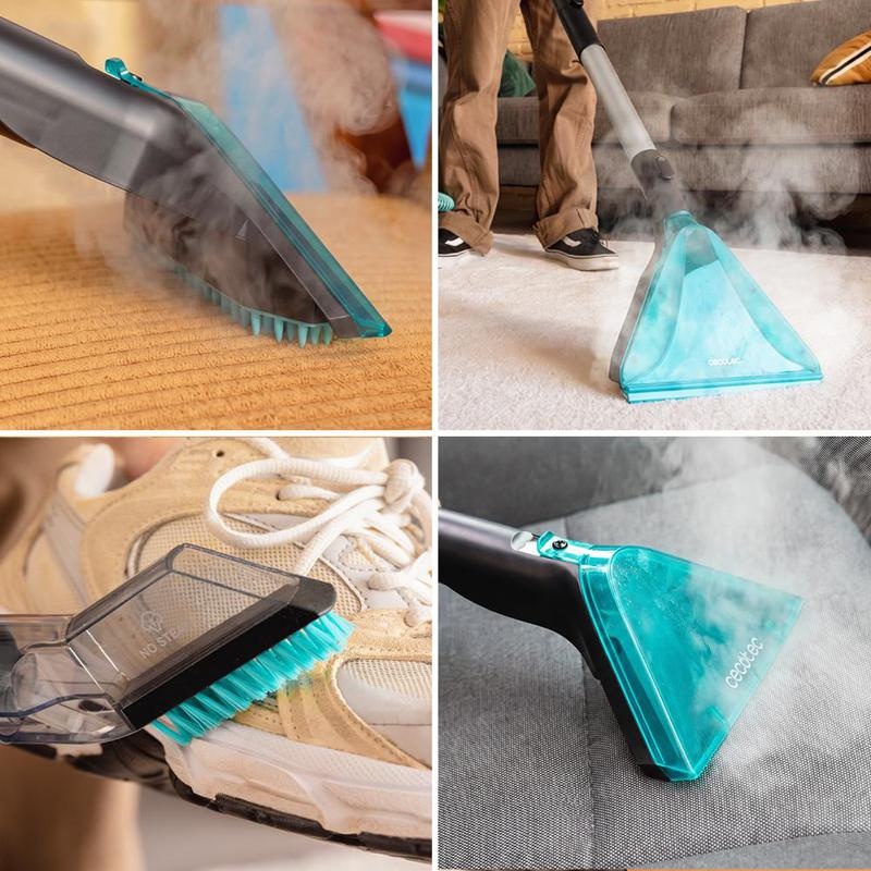 Limpiatapicerías Cecotec Conga CarpetClean 30000 Steam 2200W - Imagen 10