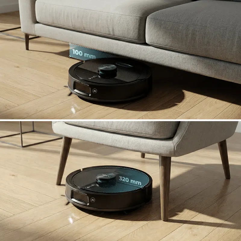 Robot aspirador con IA y navegación láser Cecotec Conga M90 Dark - Imagen 4