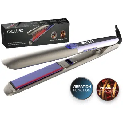 Plancha de pelo con infrarrojos y placas vibratorias Cecotec Lisse i-Twerk Pro Elite