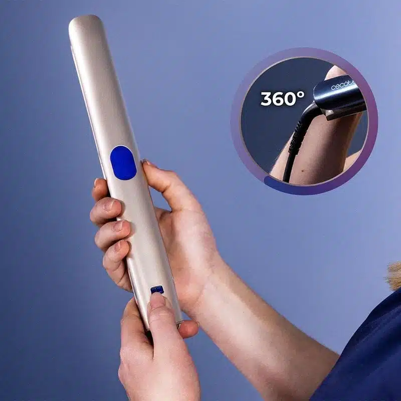 Plancha de pelo con infrarrojos y placas vibratorias Cecotec Lisse i-Twerk Pro Elite - Imagen 9