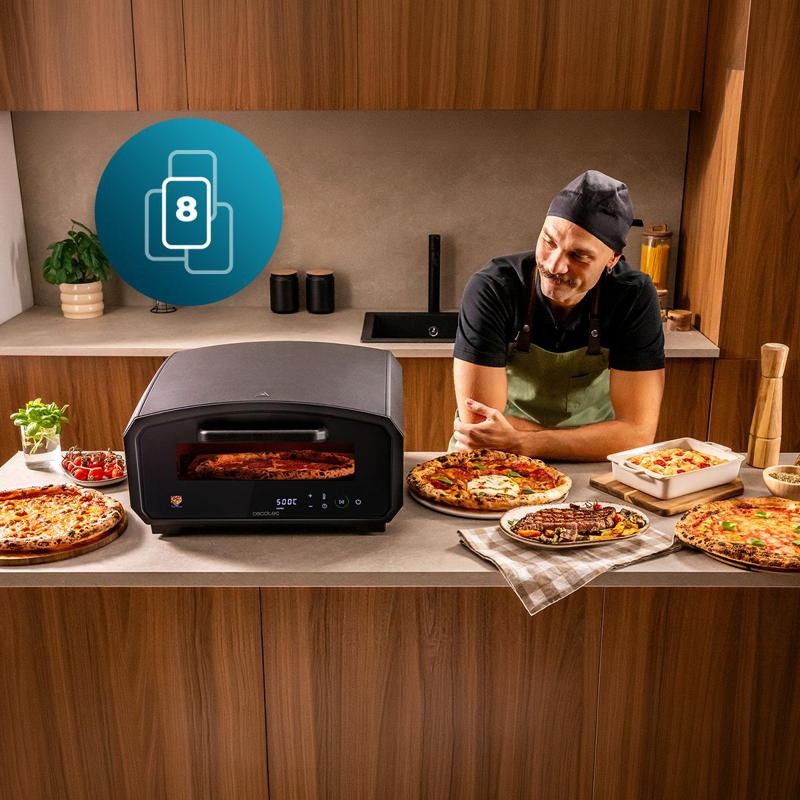 Horno de pizza eléctrico Cecotec Pizza&Co 500 Gyro - Imagen 6